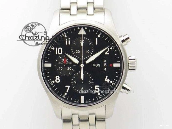 MIROTIME 0521 Pilot Black Ace BLSF 1:1 Best Edition White Lume Dial on Black Nylon Strap MIYOTA OnTrend 7021